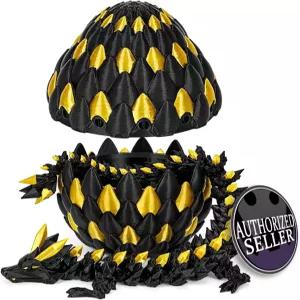 TBOLINE 3D 프린팅 드래곤 관절형 내부 크리스탈 피규어 장난감 서프라이즈 공룡 사무실 책상 장식 DND