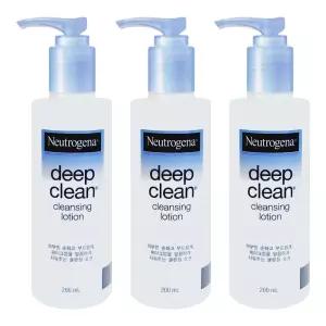 뉴트로지나 딥클린 클렌징 로션 200ml X 3개 클렌징로션