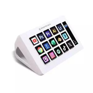 몬스타기어 몬스타덱 TS115 한글 (화이트) 스트림덱 동영상편집 단축키 키패드