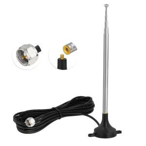 [미국배송] 가정용 스테레오 수신기용 빙푸 FM 안테나 교체 실내 망원 라디오 안테나 파이오니어 온쿄 야마하 마란츠 셔우드 디지털 HD 블루투스 AV 오디오 극장 튜너 지원