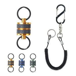 카라비너 클립과 랜야드가 있는 MAXIMUCATCH Maxcatch 마그네틱 플라이 어망 릴리스 홀더 리트랙터