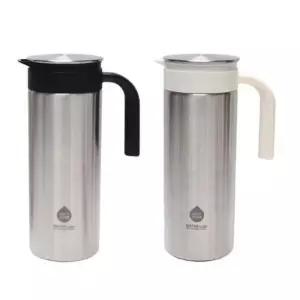 냉장고 물통 가정 1.9L 물병 핫콤 물병 스텐 블랙