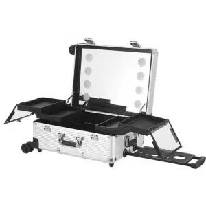 메이크업박스 대용량 상자 거울 박스 캐리어 조명