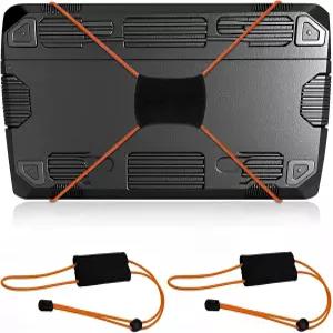 물고기 찾기 커버 스트랩 2팩 u2013 조절 가능한 번지 그래프 여행용 안전 낚시 스크린 커버를 제자리에