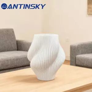 전등가리개 형광등 커버 ANTINSKY1개 3D 프린트 램프쉐이드 노르딕 침실 램프 라이트 쉐이드 테이블 화이트