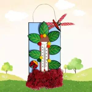 유아 공기청정 하드보드지 스칸디아모스 자연곤충 온도계만들기 창의융합