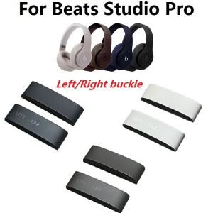 Beats Studio 호환 Pro ANC 헤드폰 교체용  플라스틱 힌지 버클 왼쪽/오른쪽 로고 수리 예비 부품