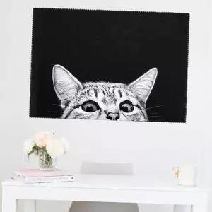 대형 패브릭 포스터 빼꼼 고양이 S 감성현수막 WEC9D4D