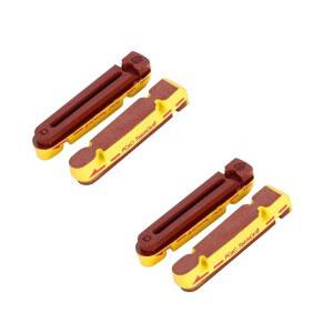 카본 림 브레이크 패드, 코르크 및 탄소 화합물, Dura Race /Utegra / 105 SRAM을 포함한 Shimano 모든 로드 바이크 시리즈와 호환, 2쌍