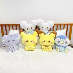 포켓피스 라인쿠션 4종 택1인형 봉제 캐릭터 귀여운 애착 장난감 놀이 장식 어린이날선물 몬인형