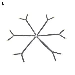 침대패드 고정밴드12이불 시트 침구정리 용품 미끄럼방지 이중집게