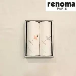 [대구백화점] [레노마]수입자수 2매 손수건 세트(RKN10번)