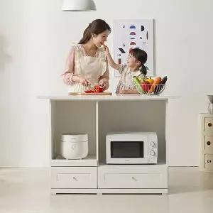 [지베스]위드 1200 사각 렌지대 홈바 아일랜드 식탁 테이블