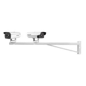 외벽 cctv 벽부형 브라켓 전원주택 벽면 고정 받침대 벽걸이형 더블 건 0.6m