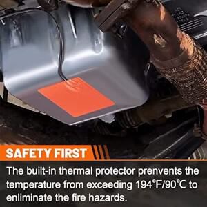 라온식 실리콘 고무 전기 가열 패드 자동차 엔진 블록  접착 오일 팬 배터리 히터 플레이트 매트 3M 110V 2