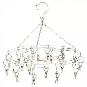 (제품선택 원형 20P 라이너)스텐 빨래집게 건조대 원형20P 라이너 양말 속옷걸이