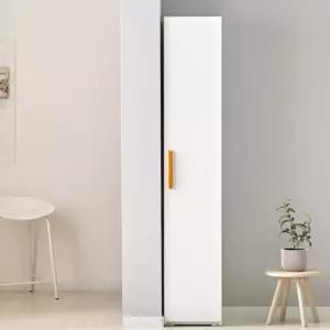 도어있는 좁은공간옷장 틈새행거수납장