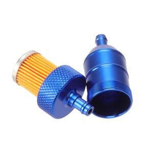 [호환품]범용 CNC 알루미늄 가솔린 가스 연료 필터 클리너 바이크 오토바이 피트 더트 바이크 ATV 쿼드 버