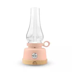 클래식 플레어 LED 호롱불 감성 캠핑랜턴 USB충전 3단조절 차박 캠핑조명