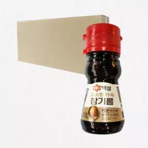 [로지프로] 백설 고소함가득 참기름병 50ml 24개입 (1박스)