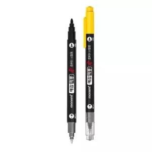 모나미 트윈컴퓨터용펜 예감적중A+ 컴퓨터용사인펜+볼펜 흑 0.5mm 타(12개입) (WFKFLNU)