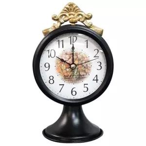 무소음 주석 알람시계 블랙 도트_GB9095 (WFKEPYG)