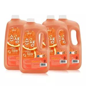 애경 순샘 믹스앤매치 주방세제 구연산 자몽향 3L 4개