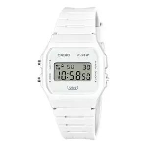 카시오 전자 시계 공용 커플 스포츠 F-91WB-7A