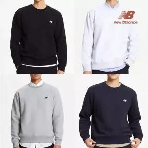 뉴발란스 남녀공용 기모 스몰로고 맨투맨 4종택1