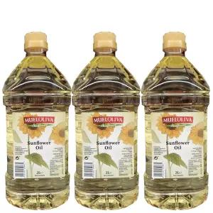 무엘올리바MAXX 뮤엘올리바 해바라기씨유 2L 3개 오일 식용유 부엌 식당 콜드프레스 유채유