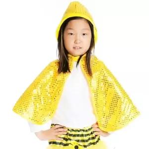 후드망토(스팡클옐로우) 할로윈의상 파티망토 할로윈파티