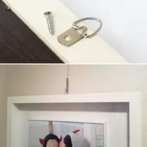 액자걸이부속 생활용품 액자고리나사 액자상부고리 액