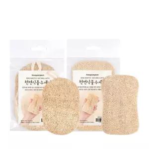 KP 루파 천연 식물수세미(헤다포장1P) 제로웨이스트 천연수세미