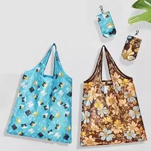 접이식 포켓장바구니 에코백 마트시장가방 쇼핑백