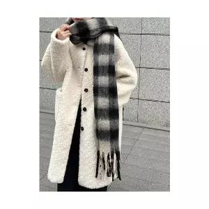 볼사스 여성 모피 코트 양털 겨울 도톰한 털 일체형 롱 ADOR4