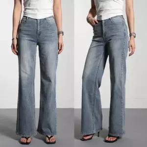 당배 M-1 아우라진 디엔세미부츠컷 사계절 스판 캣브러쉬 히든밴딩 나팔데님