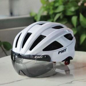 자전거헬맷 고글 일체형 남녀 변색렌즈 로드 바이크