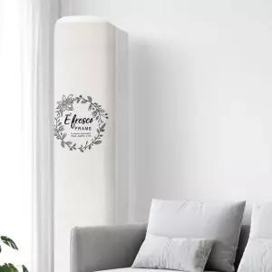 에어컨 커버 덮개 스탠드 보관 정리 원형 인테리어