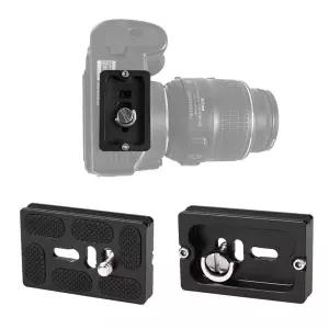 삼각대 헤드 합금 퀵슈 플레이트 DSLR 카메라 PU60 60mm 도브테일 삼각대 퀵