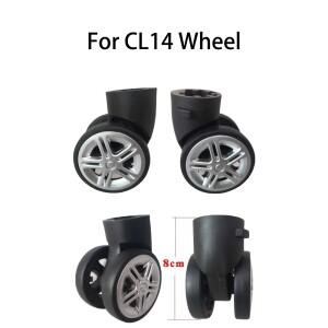 CL14 휠 수하물에 적합 범용 롤링 가방 수리 액세서리 풀리 교체 Slient Smooth