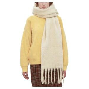 미니 여성 청키 스카프, 추운 날씨를 위한 부드러운 따뜻한 겨울 크리스마스 담요 스카프 파슈미나