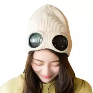 스키장비니 스키장 모자 스트릿 패션 선글라스 일체형 비니