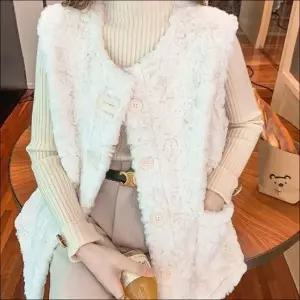 레이어드 베스트 겨울 뽀글이 퍼조끼 소프트 털조끼