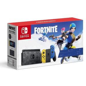 닌텐도 스위치 블루와 옐로우 조이 콘, 게임 코드 포함 없음, 콘솔 전용, 와일드캣 포트나이트 포함, ELMTech