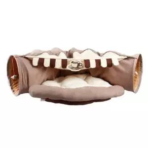 고양이 숨숨 터널 보금자리 장난감(카페브라운) 고양이침대 강아지침대 강아지해먹 고양이해먹 고양이터널