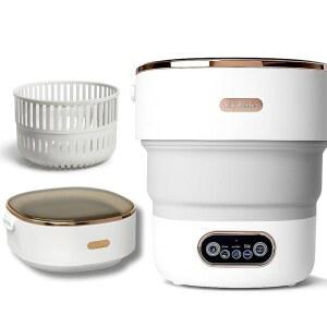 휴대용 세탁기, 17L / 4갤런, 접이식 미니 사용하기 쉽고 조용하고 사용자 친화적이며 작은 아파트를 여행하는 기숙사에 적합합니다