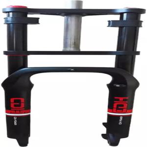 AUTES 26 X4.0 뚱뚱한 타이어 자전거 포크 에어 서스펜션 스페이스 허브 135mm 1 1/8 스트레이트 튜브 MTB