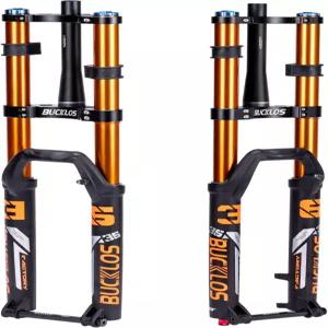 BUCKLOS 다운힐 에어 서스펜션 포크 27.5/29 15 * 110mm 부스트 테이퍼 180mm 36mm 내관 주행 액슬