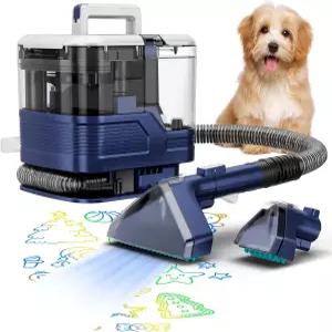 새로운 멀티 포터블 카펫 및 실내 청소기 21Kpa 카시트 반려동물 소파용 딥 얼룩 청소 듀얼 브러시 대형