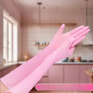 손목긴니트릴장갑 40cm 목긴 다용도 라텍스장갑 일회용